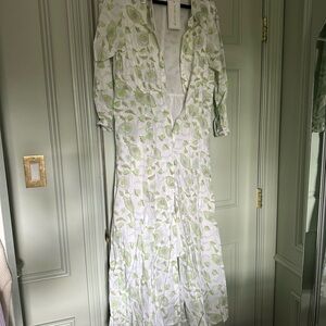 Julia Amory Green Floral Women's Dress